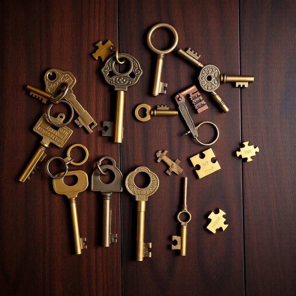 Antique skeleton keys